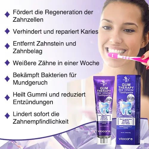Rolimey® VioCore Zahnpasta mit Bienengift zur Zahnbehandlung