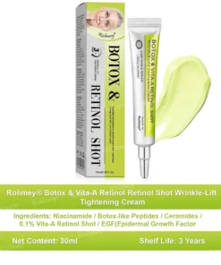 Rolimey® Botox Vita-A Retinol Shot Wrinkle-Lift Tightening Cream, Last Day Promotion 70 OFF