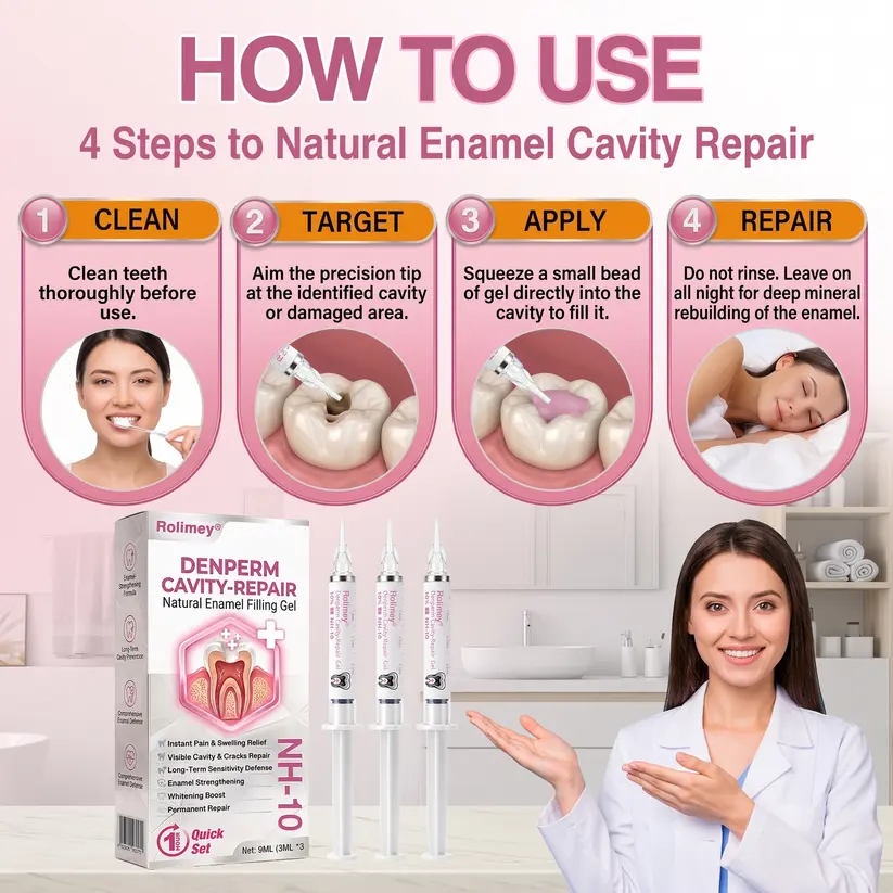 Rolimey® DenPerm Natural Enamel Restoration Gel
