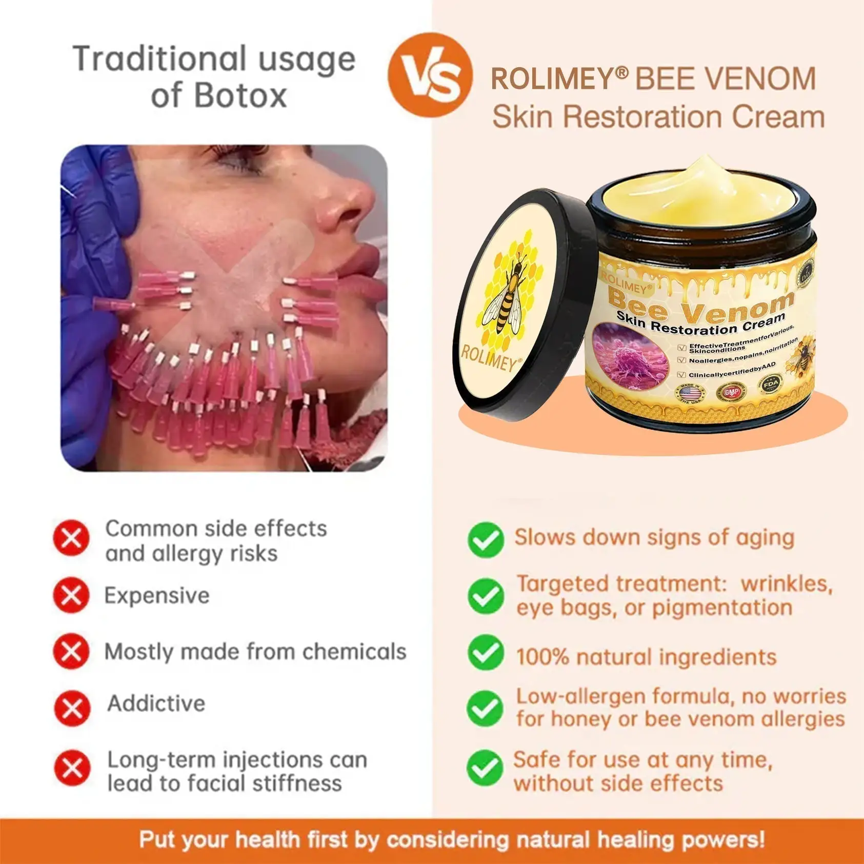 Rolimey® Bee venom Pro Comprehensive Cream