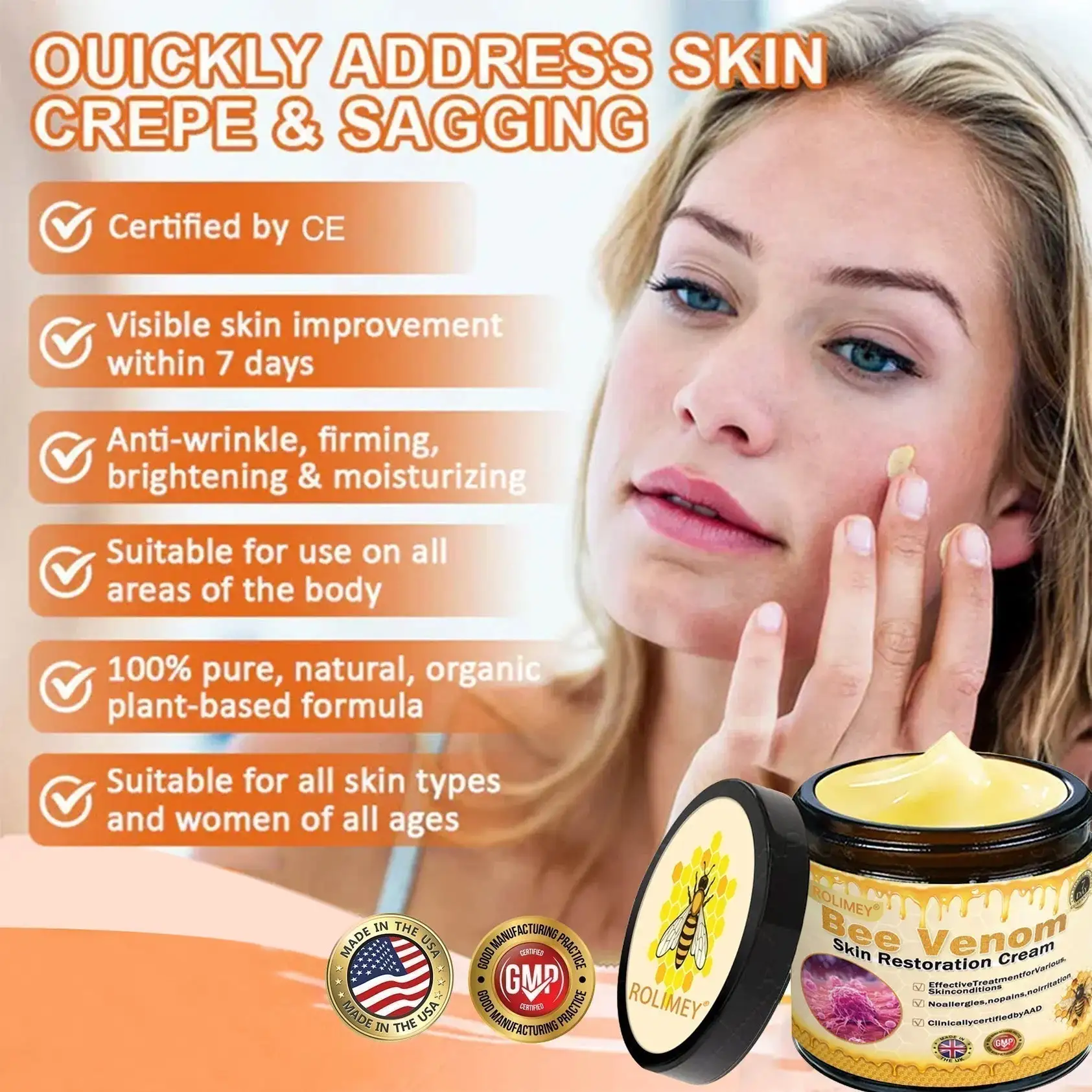 Rolimey® Bee venom Pro Comprehensive Cream
